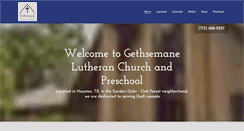 Desktop Screenshot of gethsemanelutheran.org